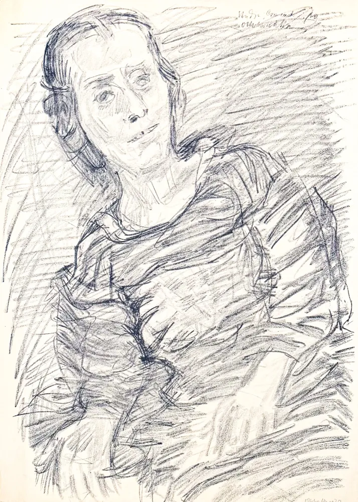 リトグラフ Kokoschka - Oskar Kokoschka (1886–1980) - Madeleine - Lithograph on paper - 1920