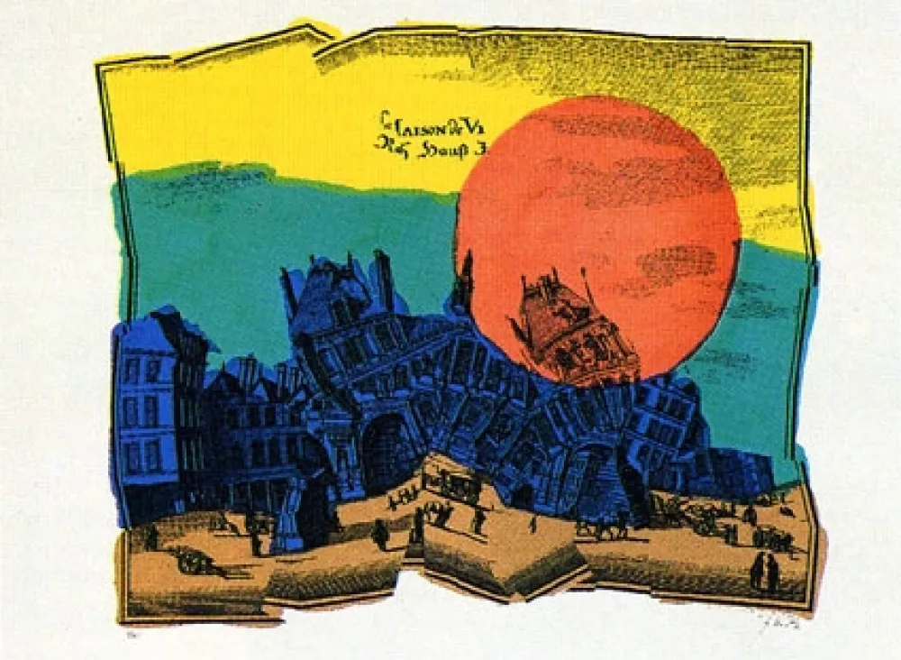 リトグラフ Kolar - Château qui rêve