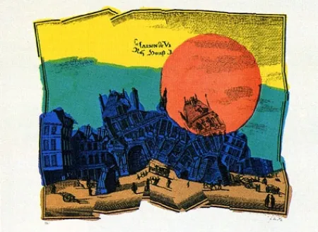 リトグラフ Kolar - Château qui rêve