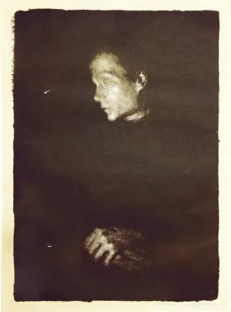 リトグラフ Kollwitz - Arbeiterfrau im Profil Nach Links