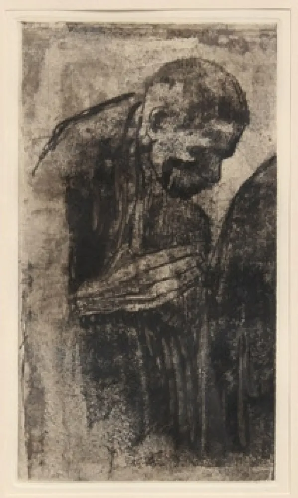 彫版 Kollwitz - Portrait of a Man