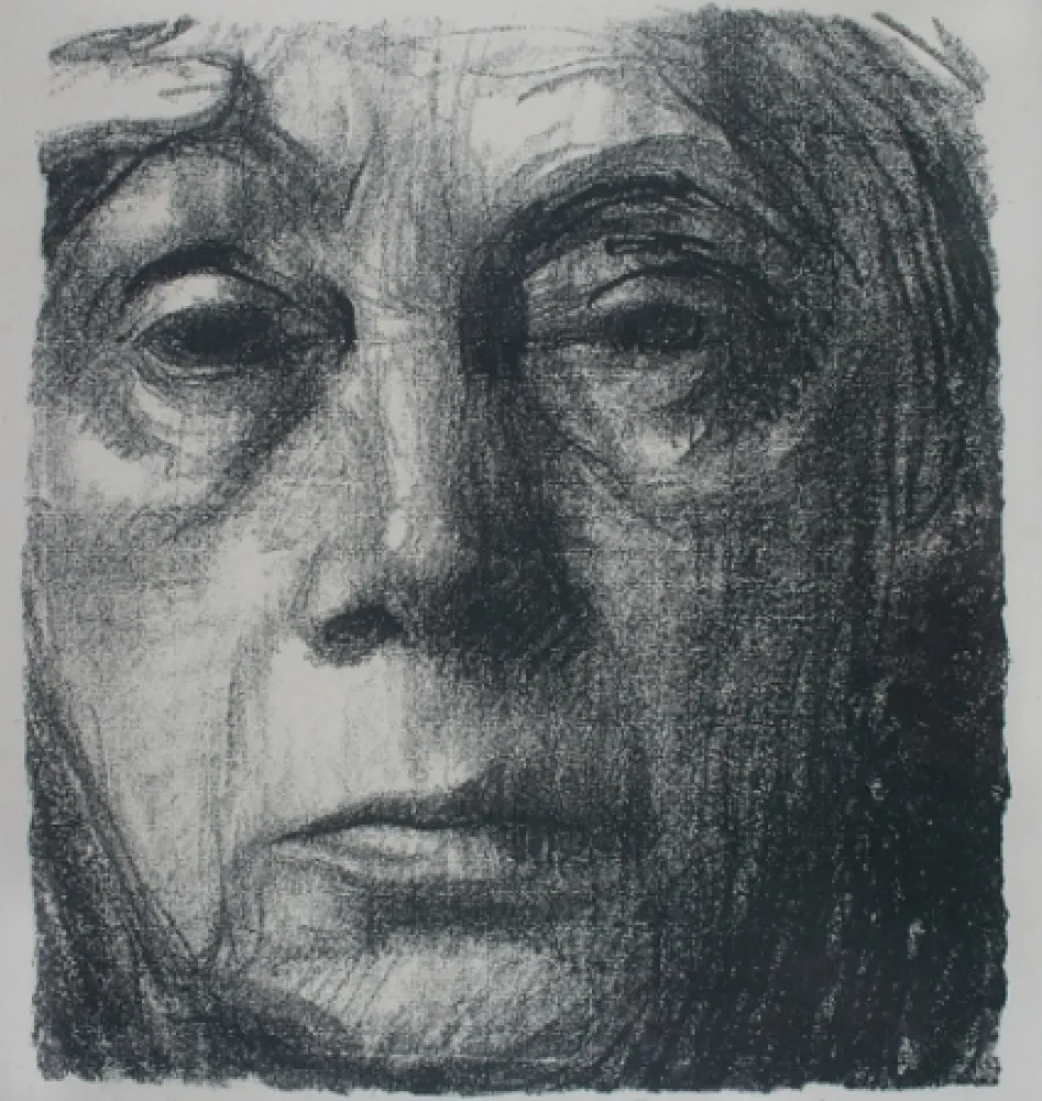 リトグラフ Kollwitz - Self Portrait