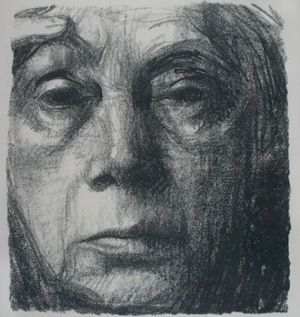 リトグラフ Kollwitz - Self Portrait