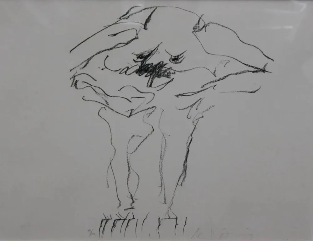 リトグラフ Kooning - Clam Digger