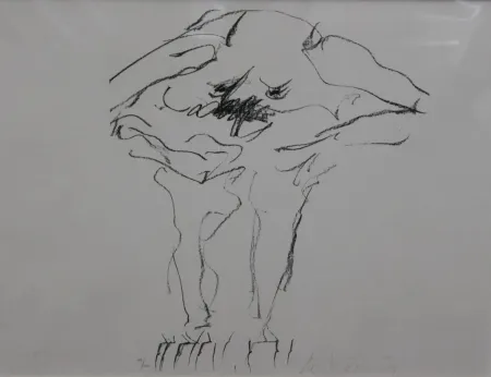 リトグラフ Kooning - Clam Digger