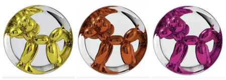 多数の Koons - Ballon Dogs - set of 3