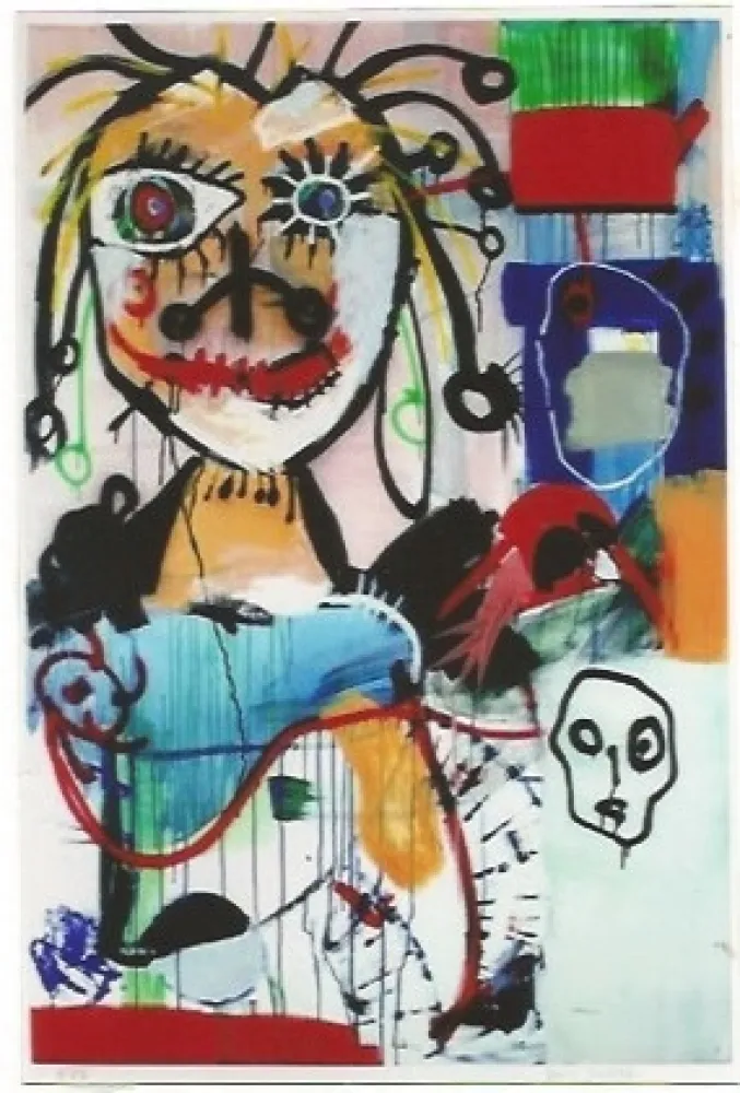 リトグラフ Kostabi - Joachim