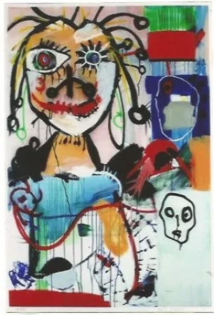 リトグラフ Kostabi - Joachim