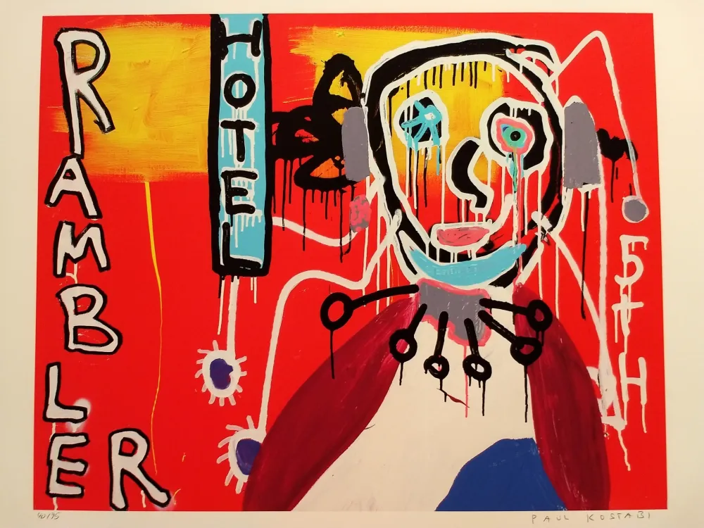 リトグラフ Kostabi - Kostabi