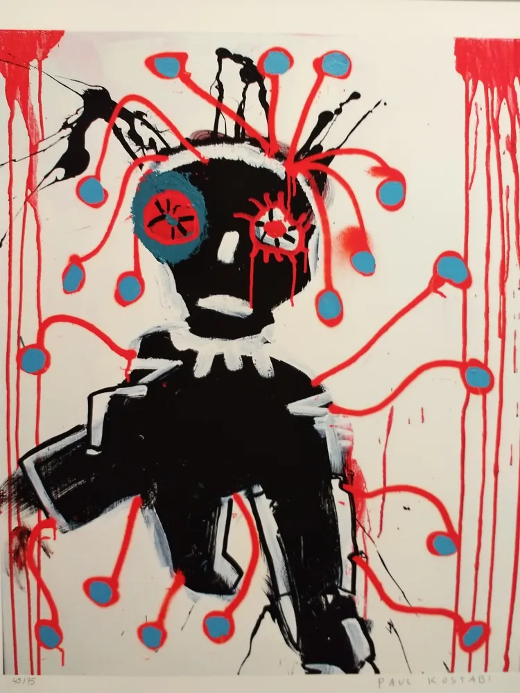 リトグラフ Kostabi - Kostabi