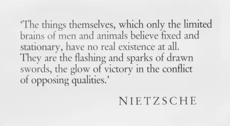 シルクスクリーン Kosuth - NIETZSCHE