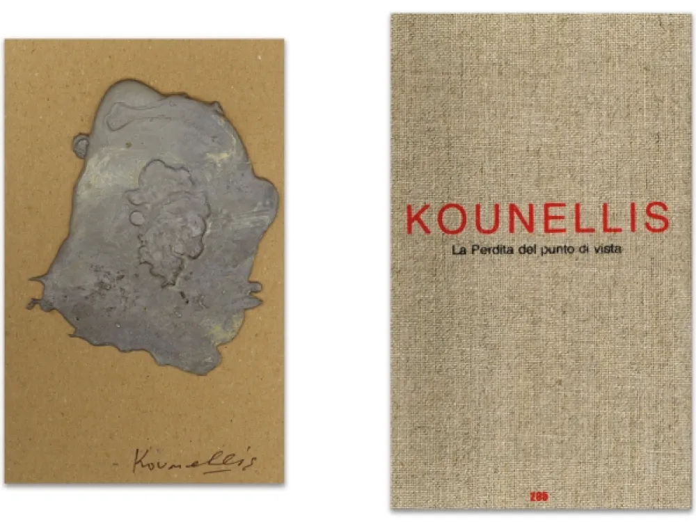挿絵入り本 Kounellis - L'art en écrit