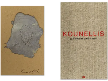 挿絵入り本 Kounellis - L'art en écrit