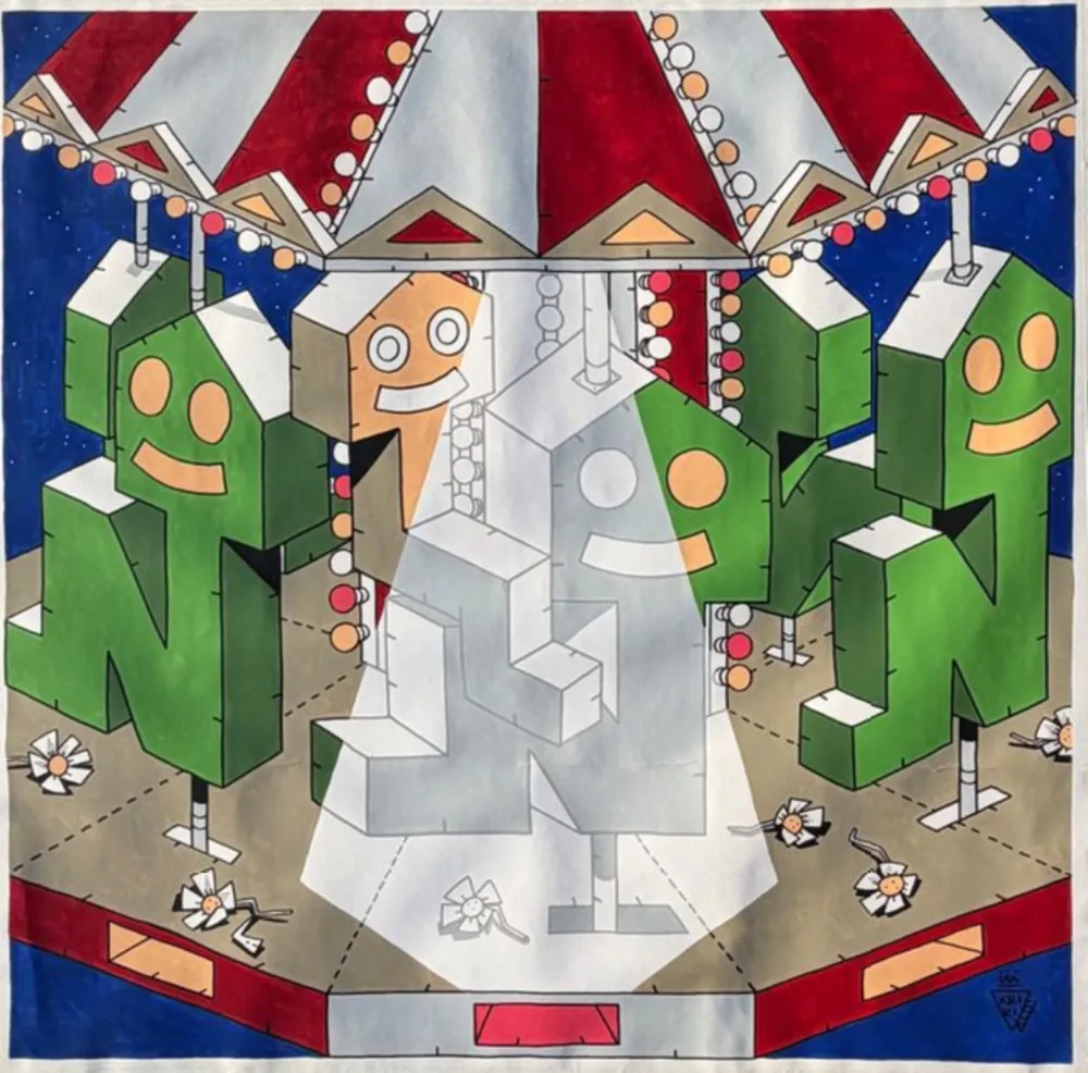 多数の Kriki - Moulin Forain