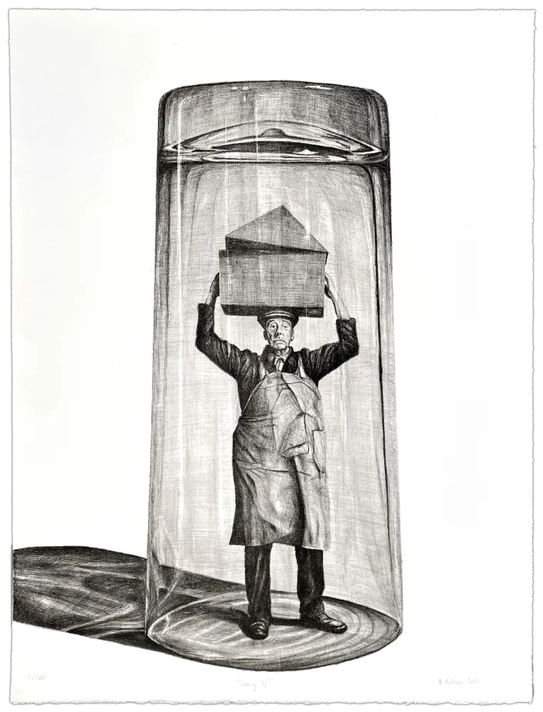 リトグラフ Kristensen - Saving Up