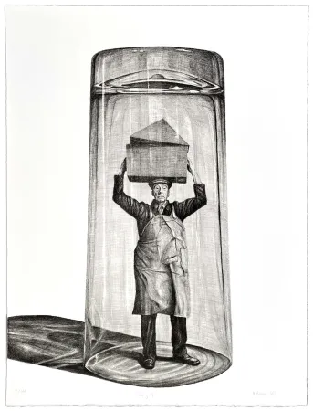 リトグラフ Kristensen - Saving Up