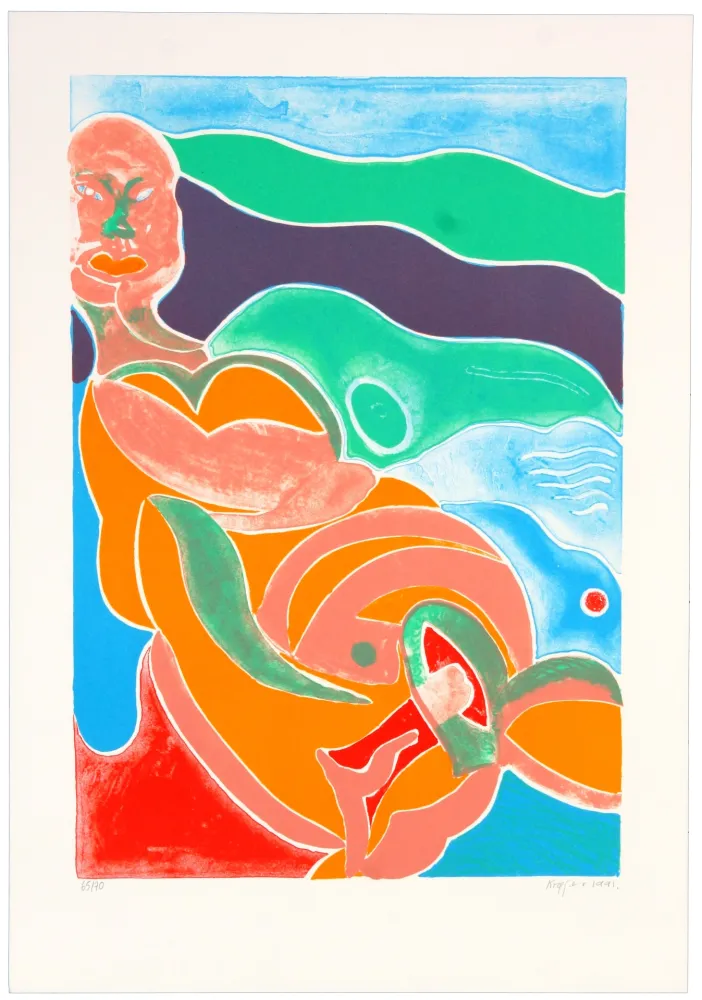 リトグラフ Krøjer - Sans titre