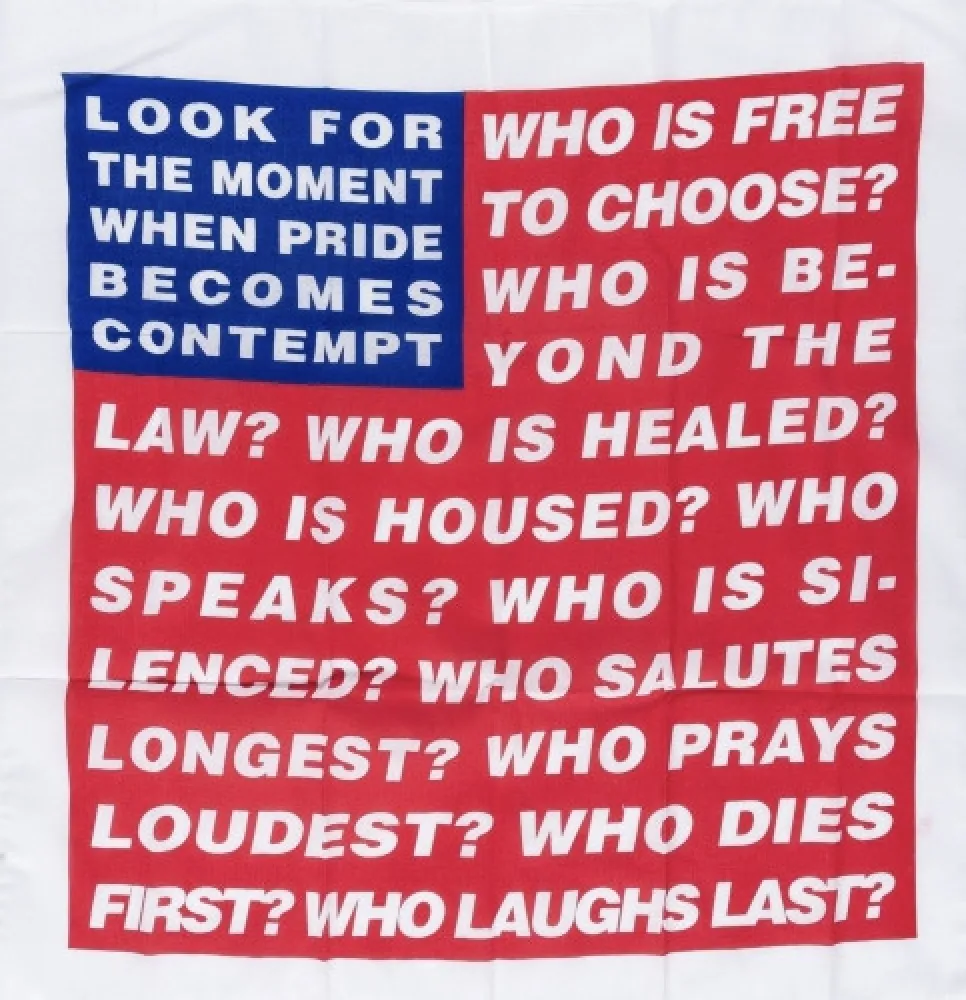 多数の Kruger - Untitled (Flag), 