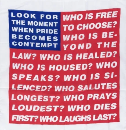 多数の Kruger - Untitled (Flag), 