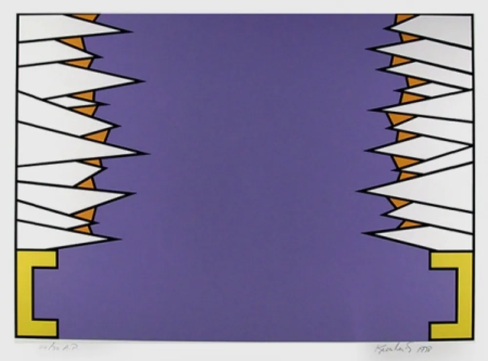 シルクスクリーン Krushenick - Over the Rainbow