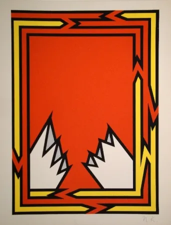 シルクスクリーン Krushenick - ’rock soup’