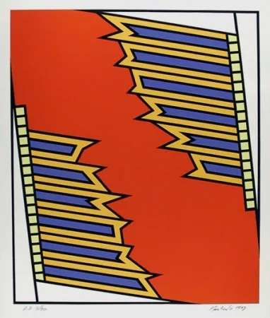 シルクスクリーン Krushenick - Silver Liner