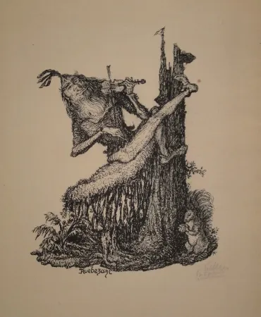 リトグラフ Kubin - Rübezahl II