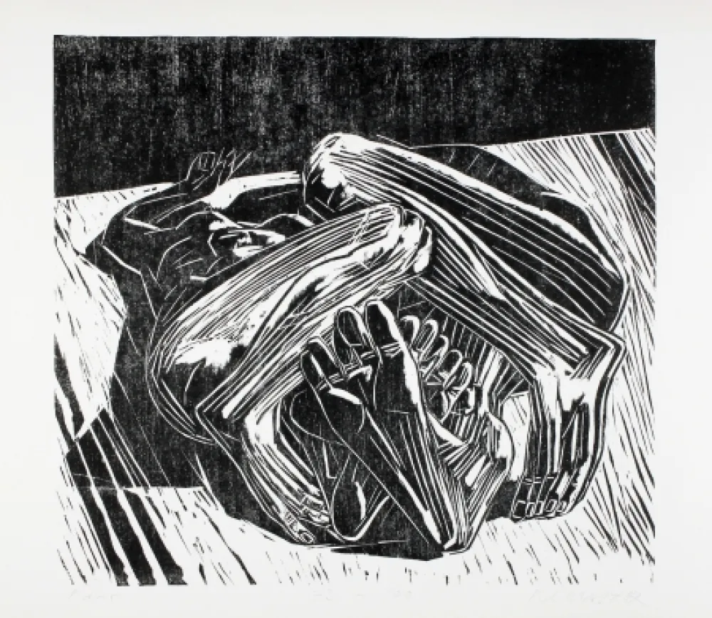 木版 Kunert - Paar (Couple)