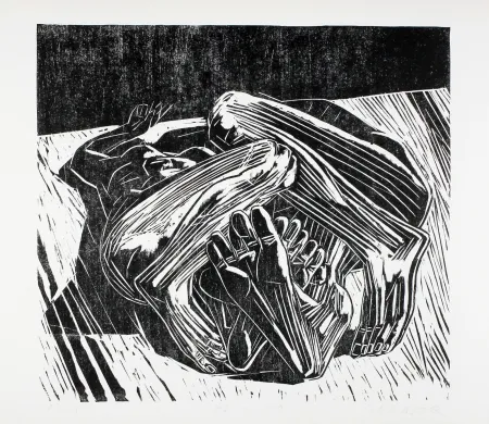 木版 Kunert - Paar (Couple)