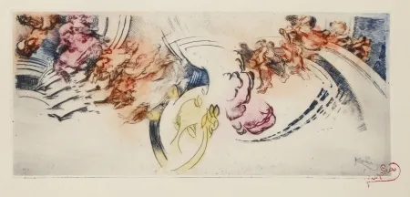 彫版 Kupka - Abstract Composition (Color)