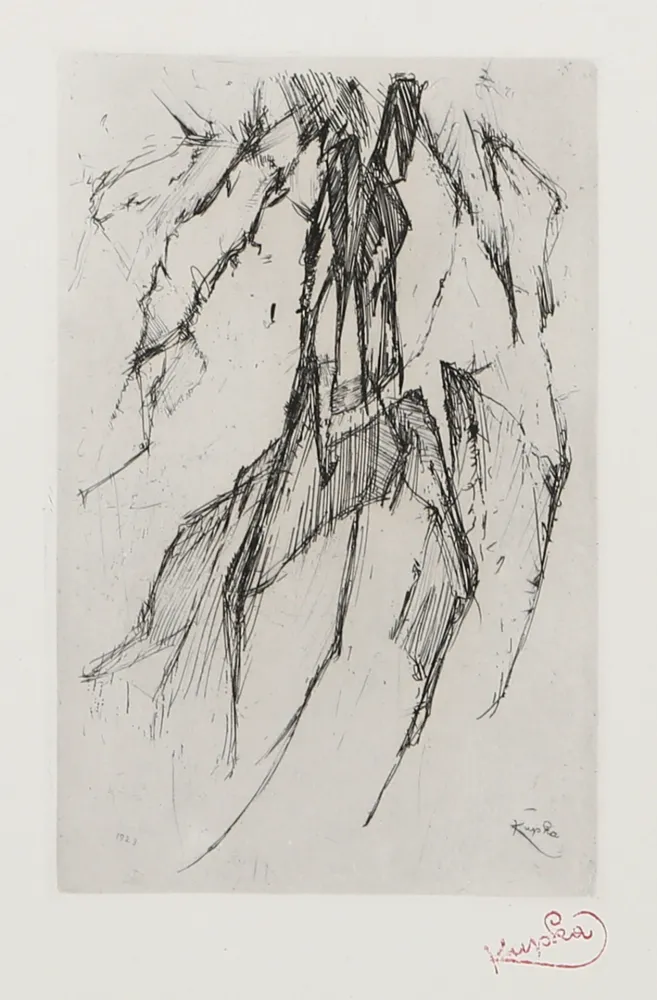 彫版 Kupka - Fountain