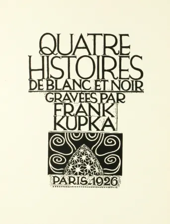 木版 Kupka - Quatre histoires de blanc et noir 