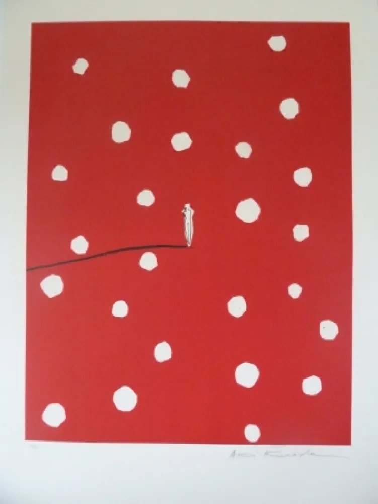 リトグラフ Kuroda - Affiche Avt Tarascon