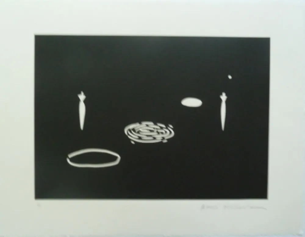 リトグラフ Kuroda - Angel City II