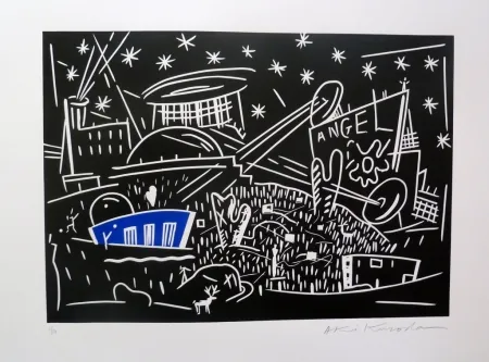 リトグラフ Kuroda - Angel City IV