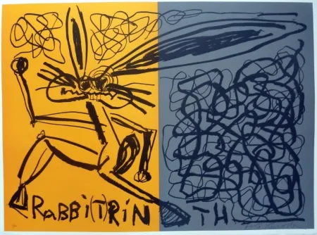 リトグラフ Kuroda - Cosmorabbit