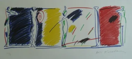 リトグラフ Kuroda - East/West