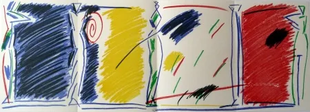 リトグラフ Kuroda - East/West Pentures i diuixos