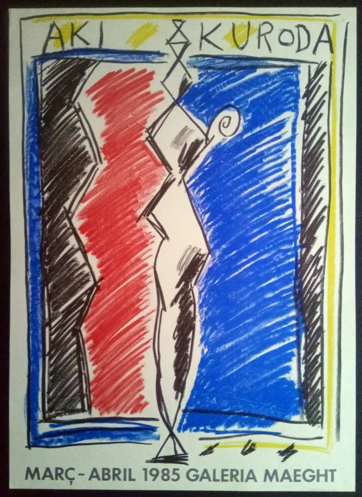 掲示 Kuroda - Març Abril - Galeria Maeght 1985