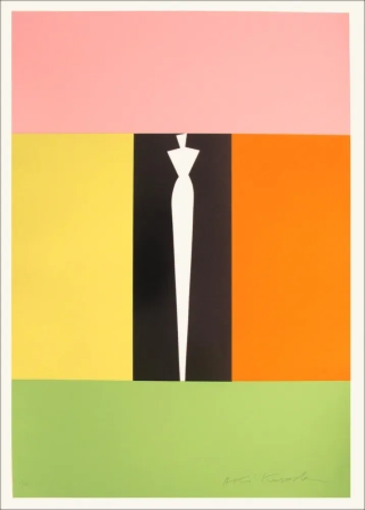 シルクスクリーン Kuroda - Passage III