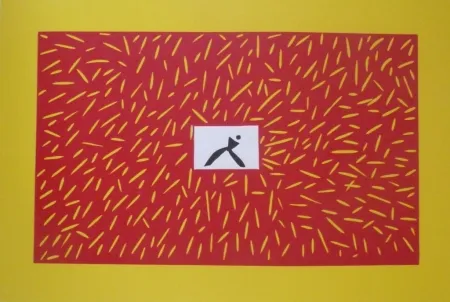 リノリウム彫版 Kuroda - Sans Titre 9300