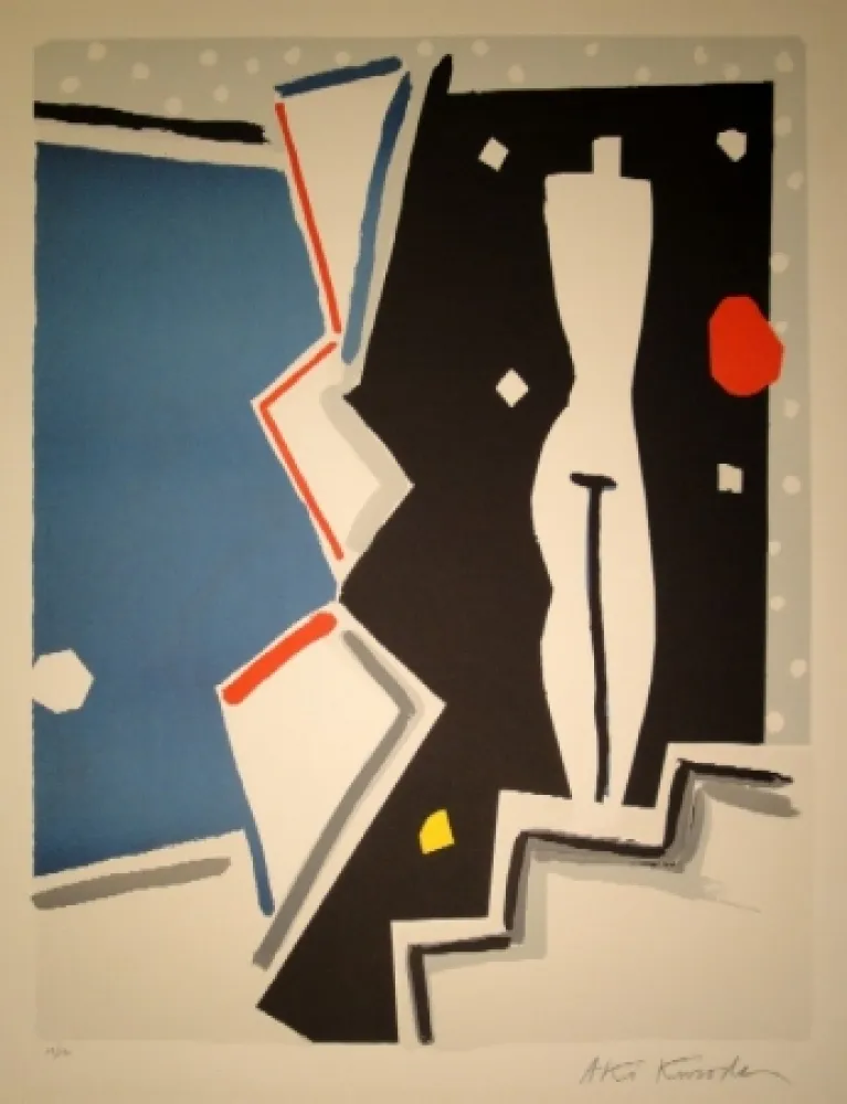 シルクスクリーン Kuroda - Untitled