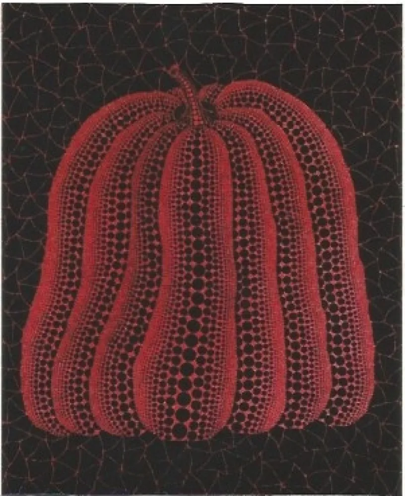 シルクスクリーン Kusama - A pumpkin