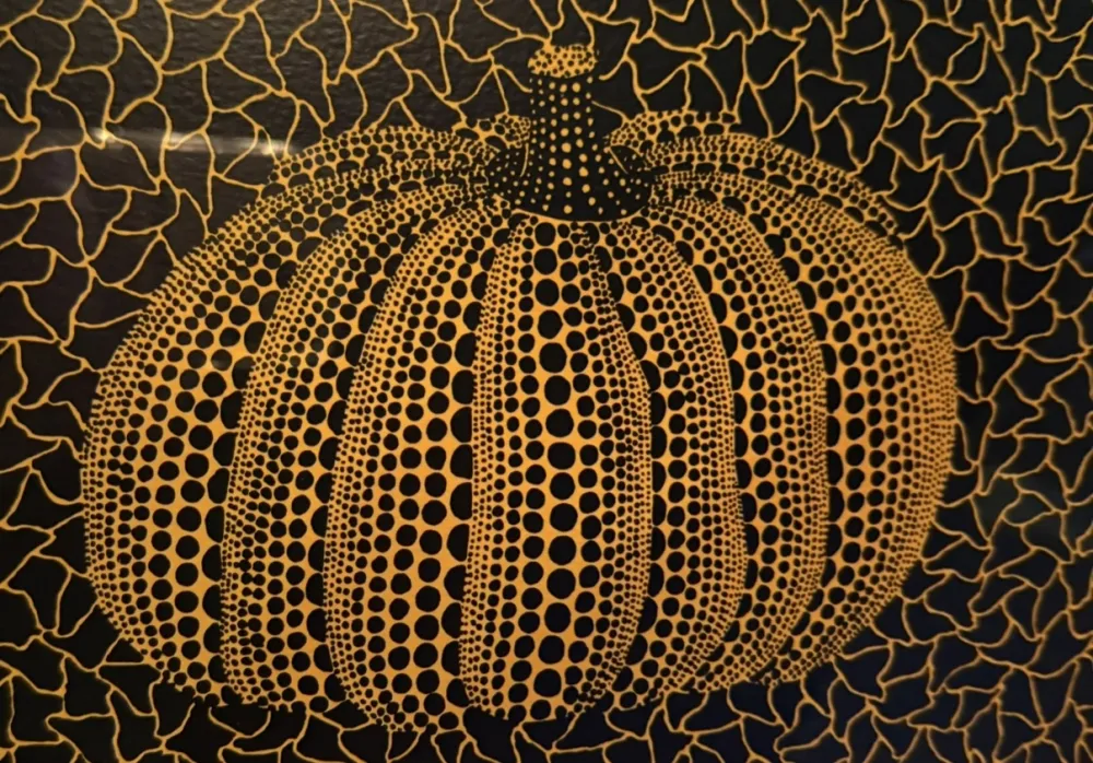 シルクスクリーン Kusama - Pumpkin