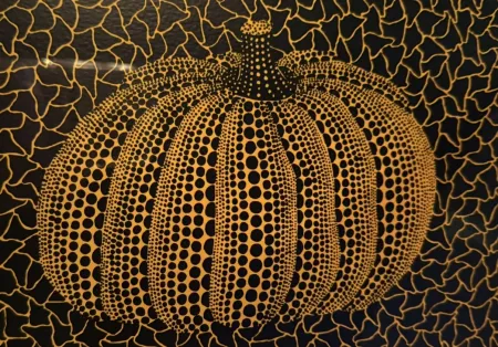 シルクスクリーン Kusama - Pumpkin