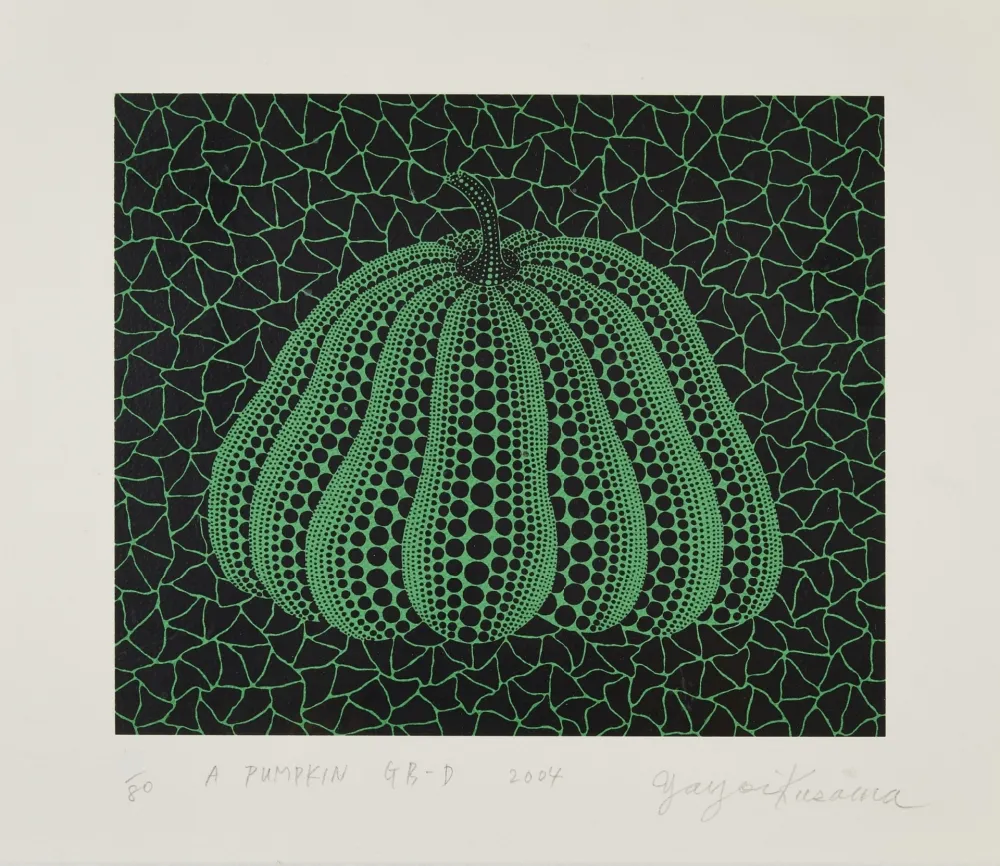 シルクスクリーン Kusama - Pumpkin GB-D