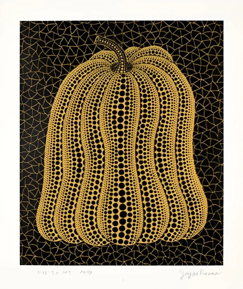 シルクスクリーン Kusama - Pumpkin MT