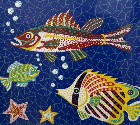 リトグラフ Kusama - Sea