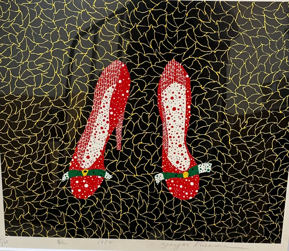 シルクスクリーン Kusama - Shoes