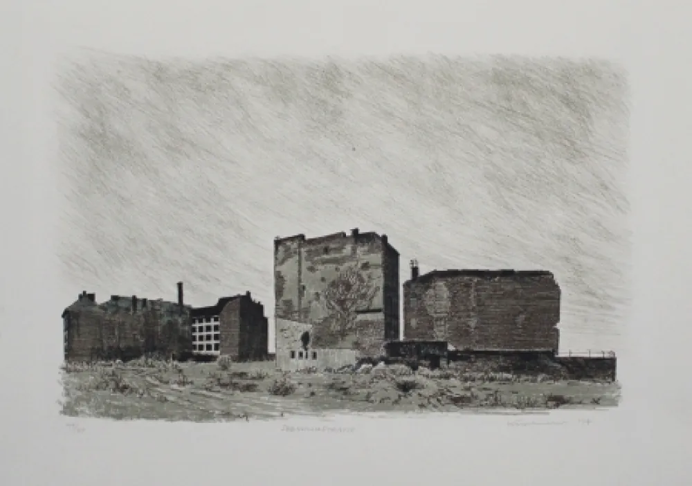 リトグラフ Kuschnerus - Sebastianstrasse